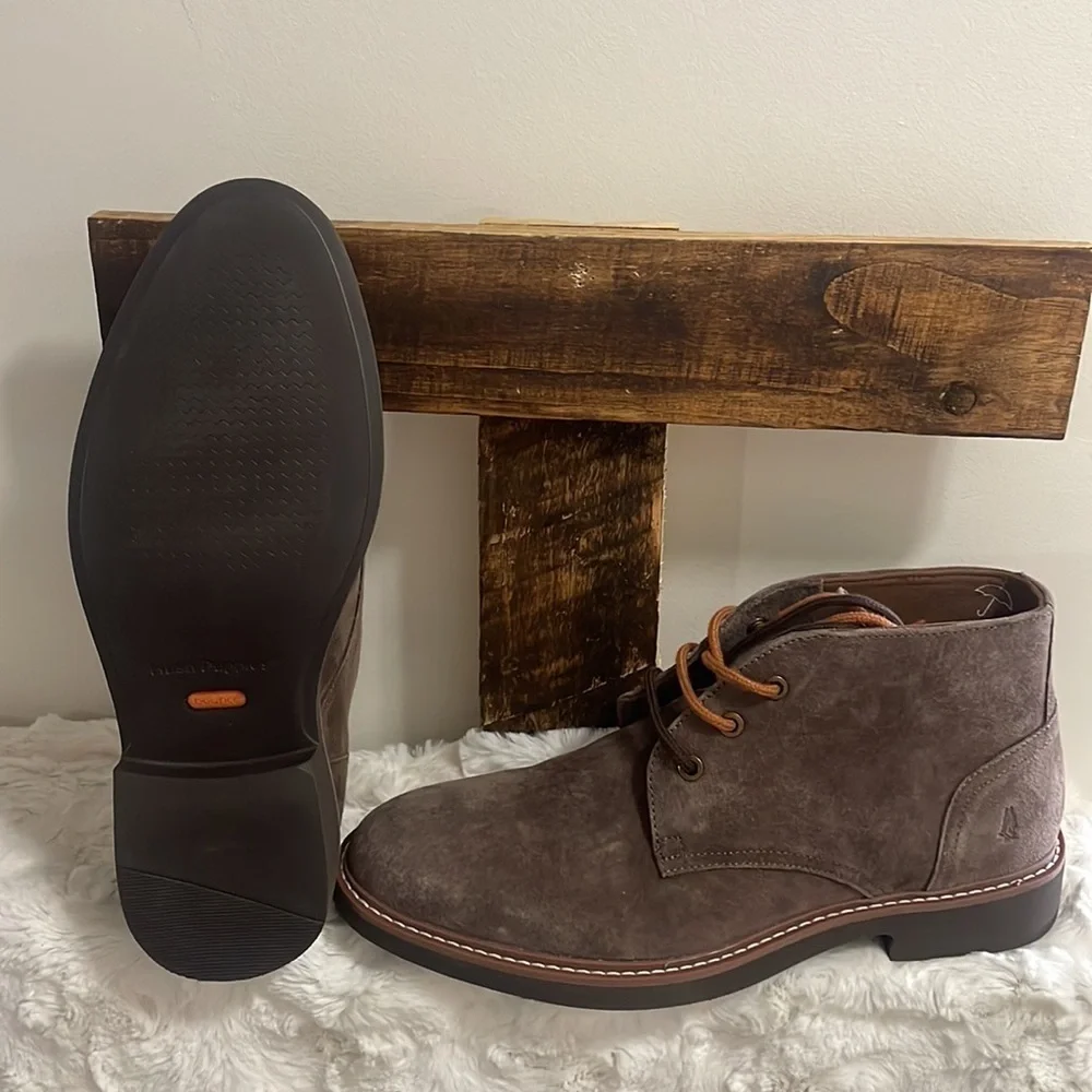 Hush Puppies boot Men’s Detroit Chukka worry free shoe New Sz 9.5